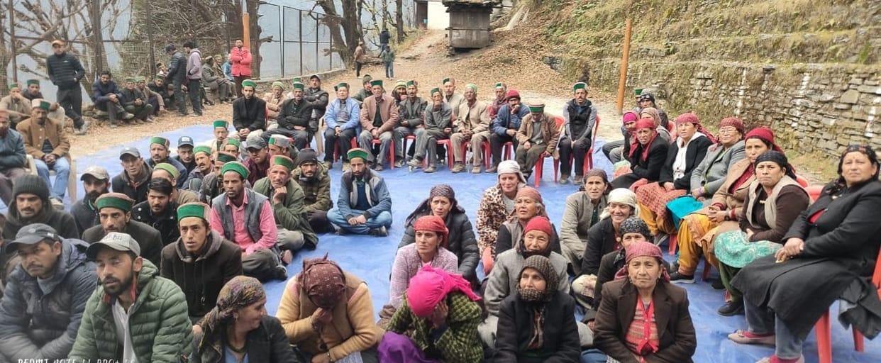 Information given to villagers about latest gardening techniques in Jiskun