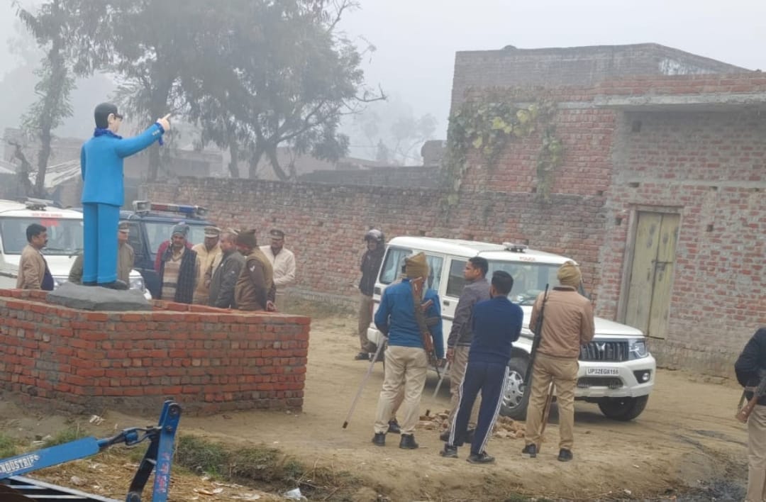Ambedkar statue installed without permission, administration removed it