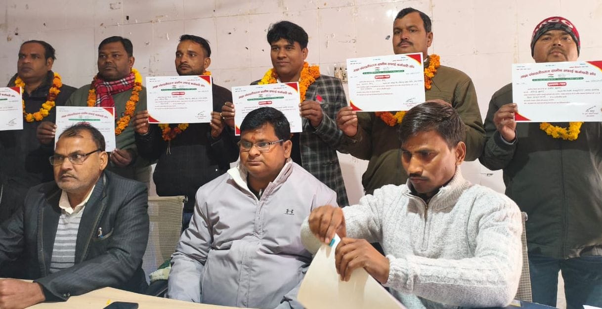Surendra became the district president of the Safai Karamchari Sangh for the 6th time.