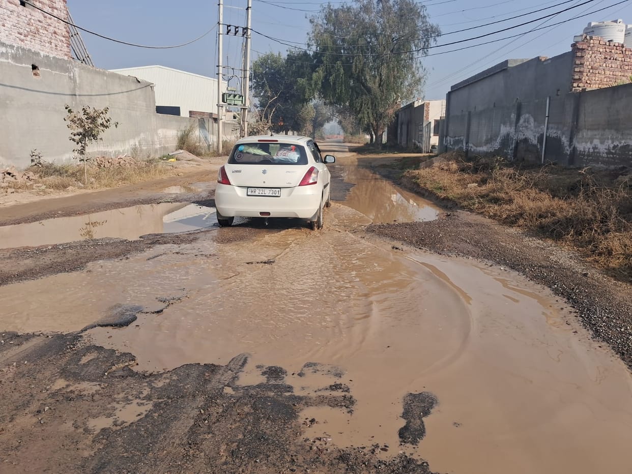 Potholes on Kukrawali Road are increasing problems