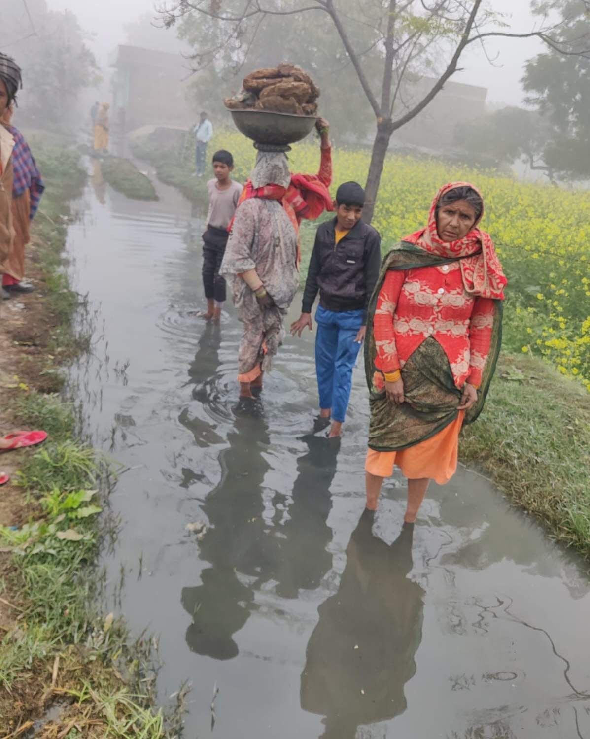 The severity of winter and the compulsion to get out of the waterlogging