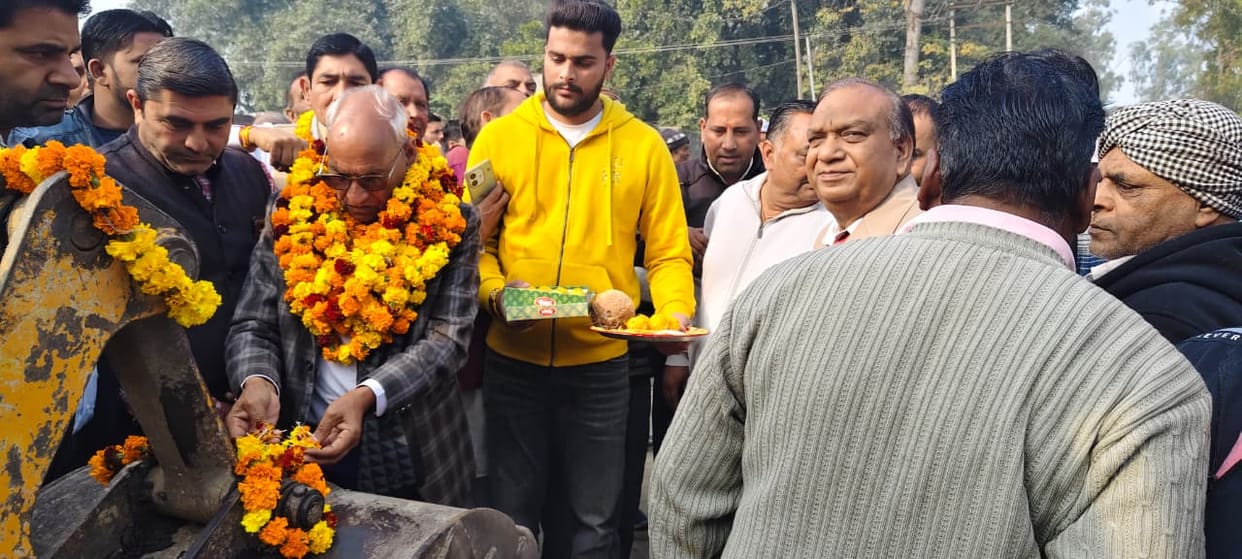 Renovation work of Shergarh to Dhanokheri road started