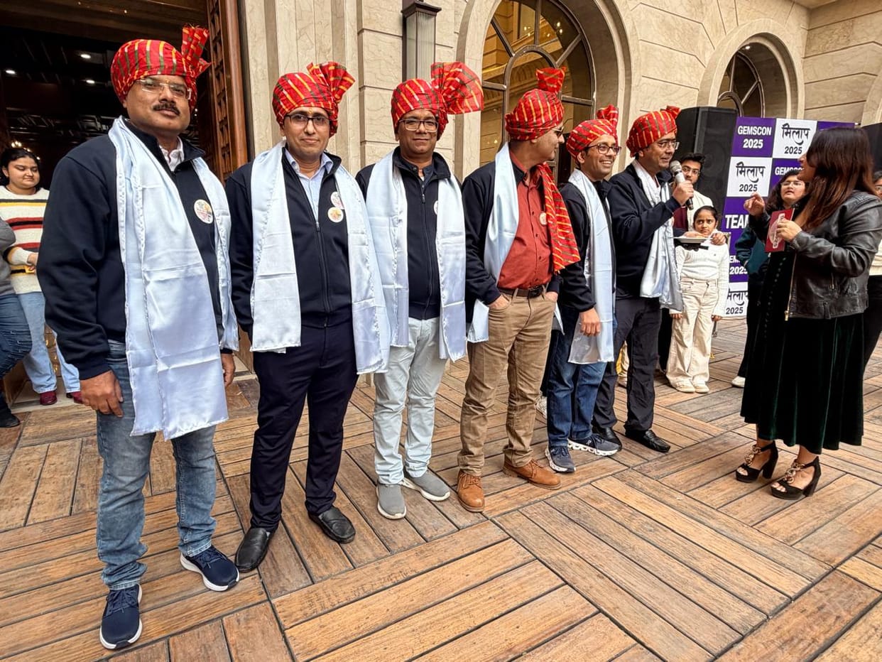 Alumni of GSVM Medical College, lost in old memories, embraced each other and shared laughter.
