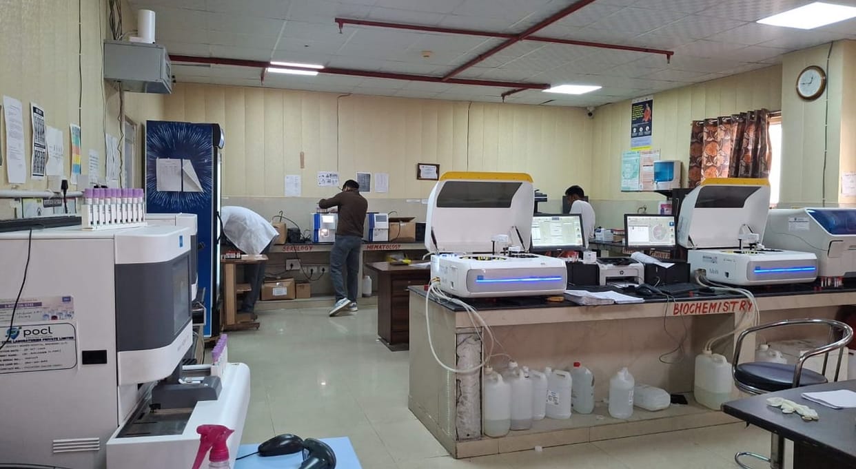 The lab of the district women's hospital will be more hi-tech, with coagulation and electrolyte machines.
