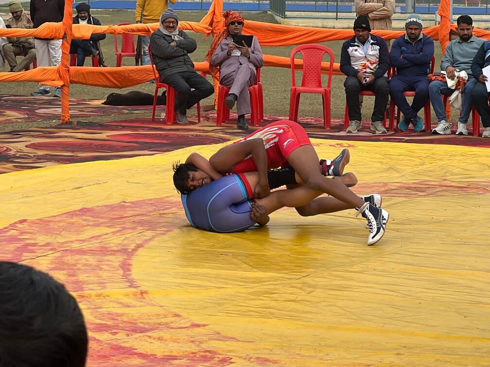 Khushi in 61 kg and Preeti in 57 kg got first place.