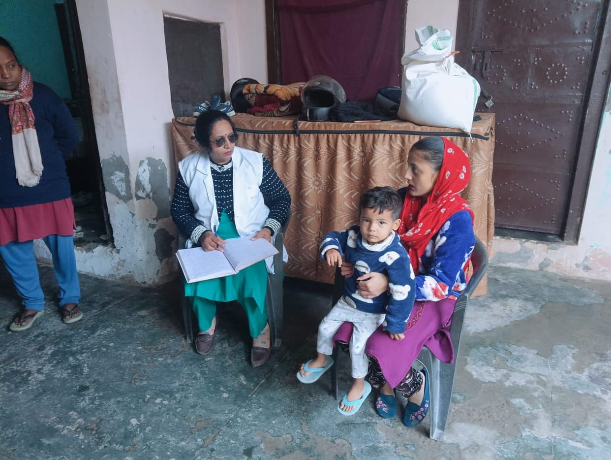 Going from house to house, pregnant and lactating mothers were given the mantra of nutrition.