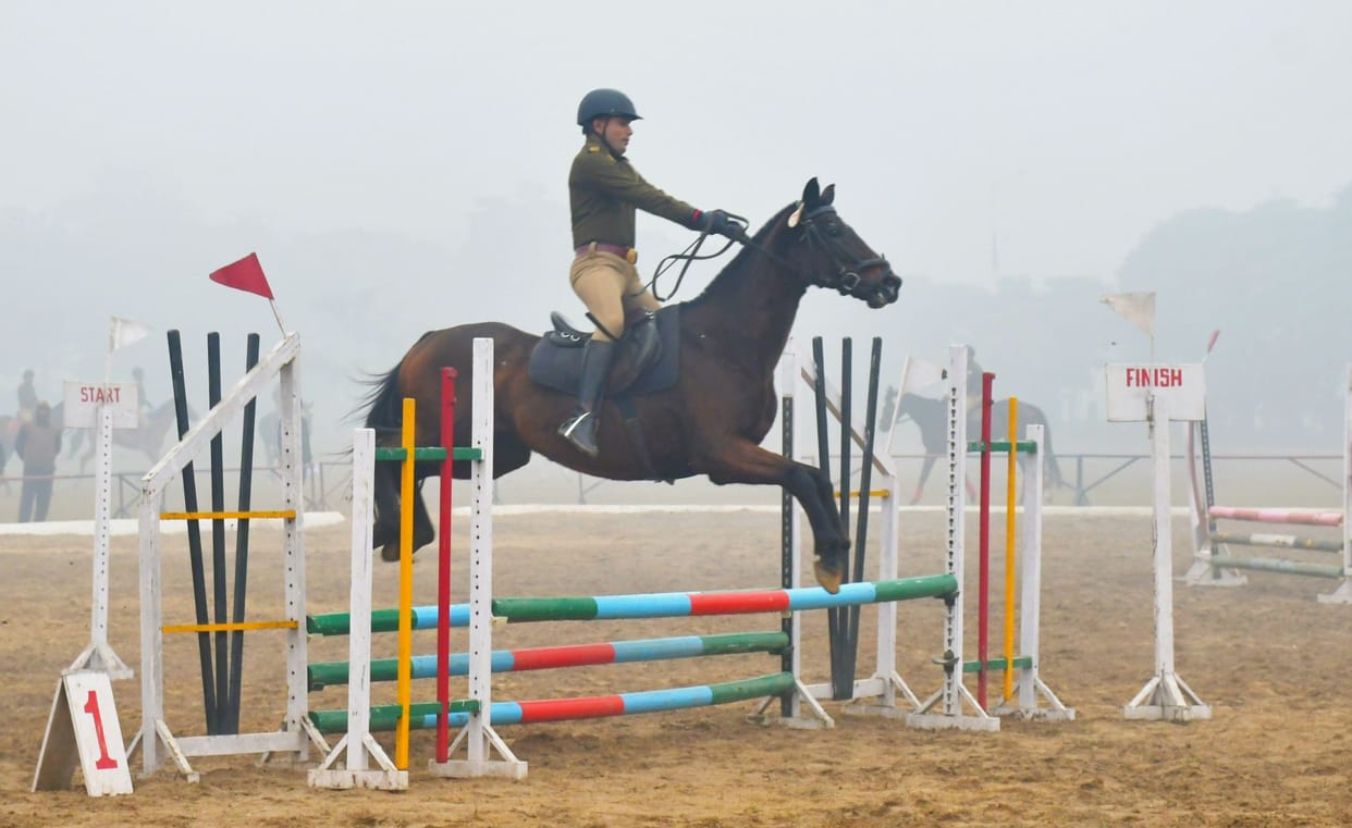 Sitapur horses Dara and Shaheen won the relay competition.