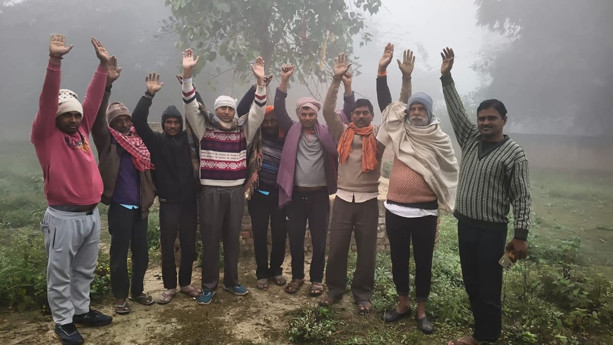 Protests against encroachment on the sacred site.