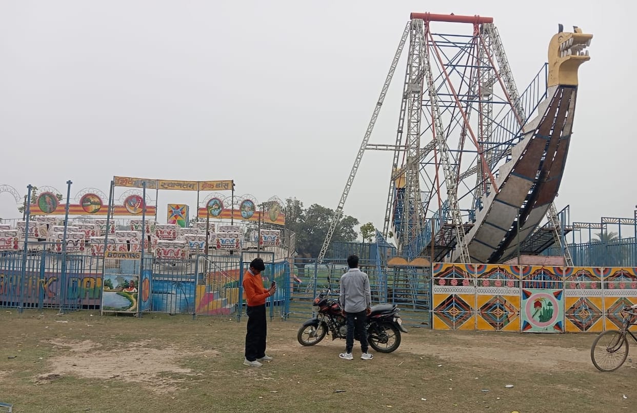 The fairground is buzzing with the arrival of circus and swings