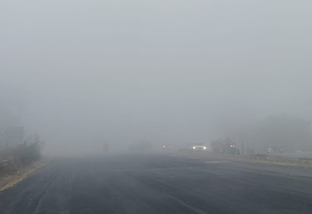 After three days, the weather changed and the speed of vehicles slowed down