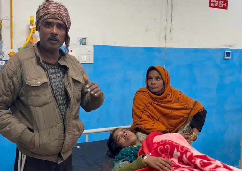 Bihar News: 16 Bloody struggle for a sliding ground, save the father's daughter's head, video viral