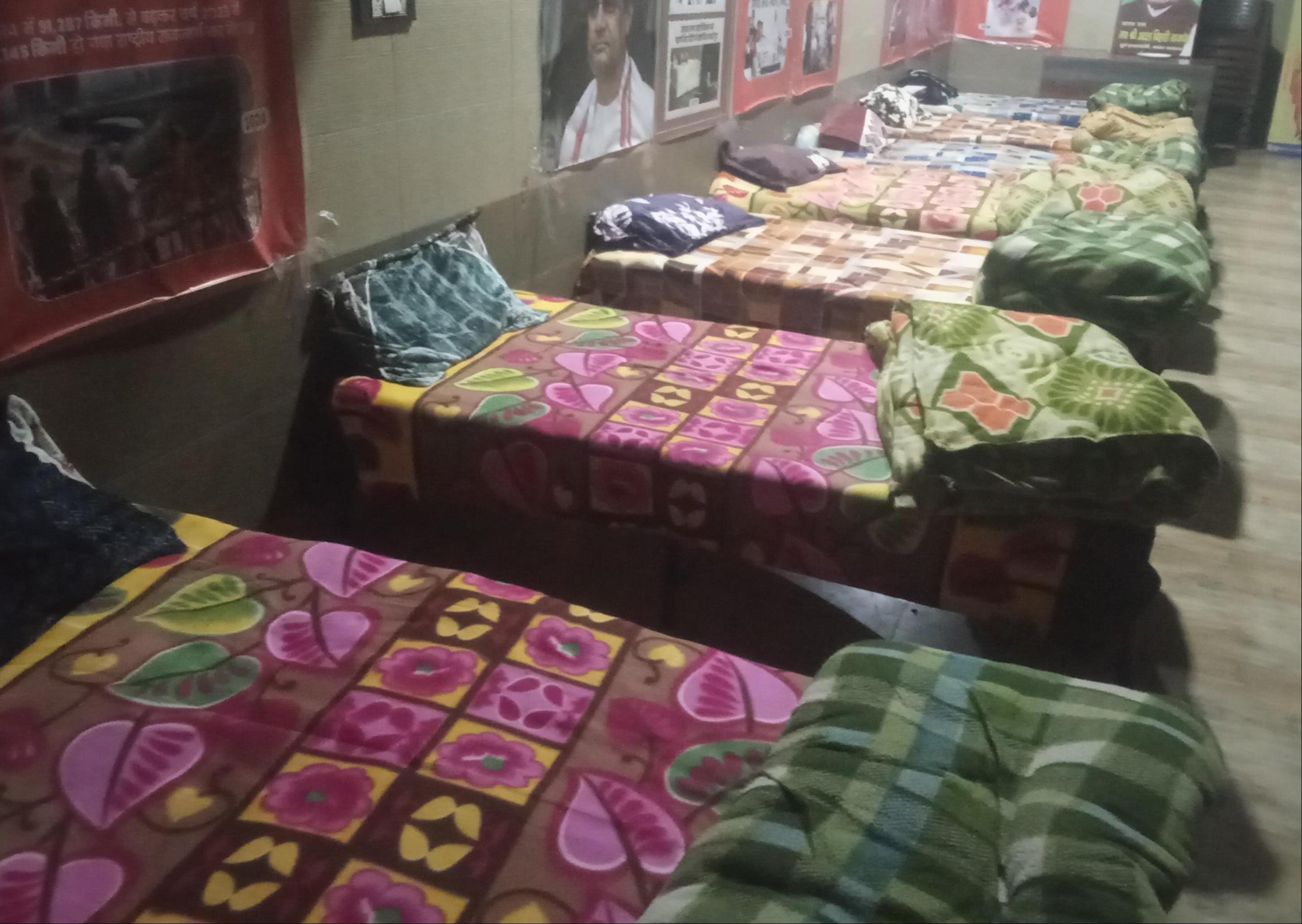 People are shivering on the streets, while night shelters remain empty.