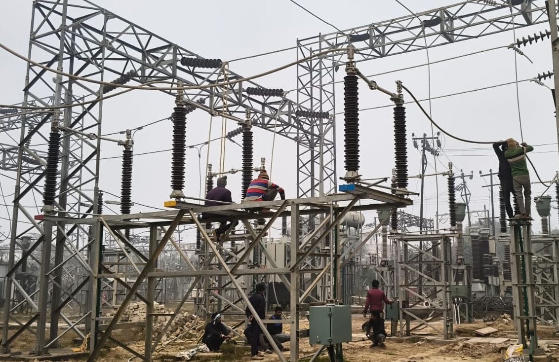 Electricity supply was disrupted for four hours, causing inconvenience to people.
