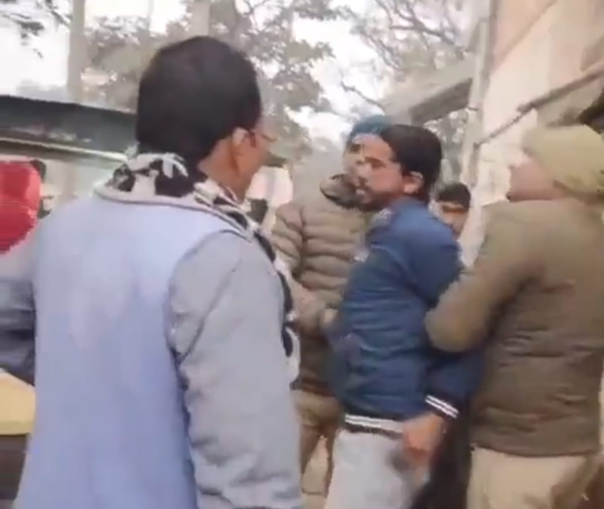 I am not anyone's slave... I am ready to go home and the inspector slapped the young man.
