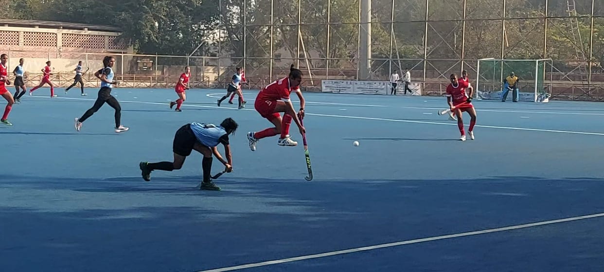 In the hockey league, Haryana defeated Uttarakhand by a score of 13-0.