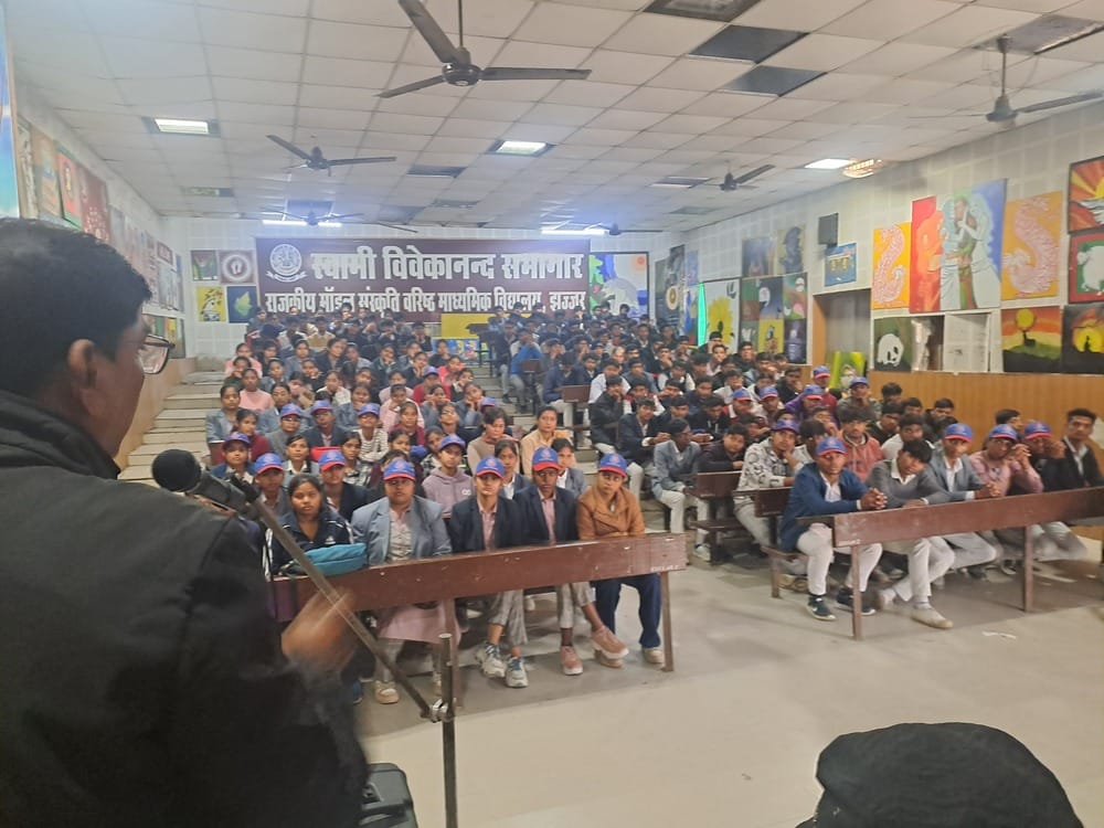 The police raised awareness among students about safety.