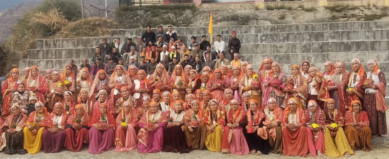 The seven-day Shrimad Bhagwat Purana began with a water journey in Karana