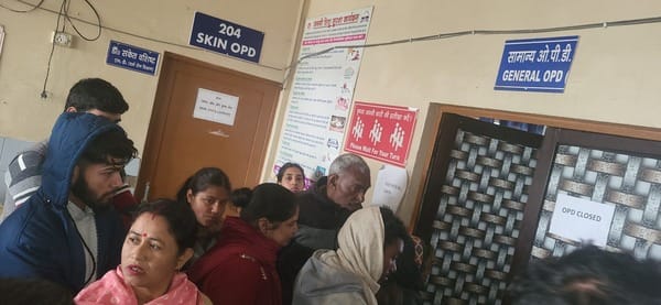 Doctors started OPD services in Bilaspur hospital after three days