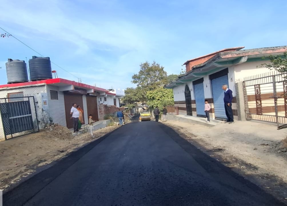 The road from Badhar to Jhanikkar via Kaiharvin will be shiny by March.