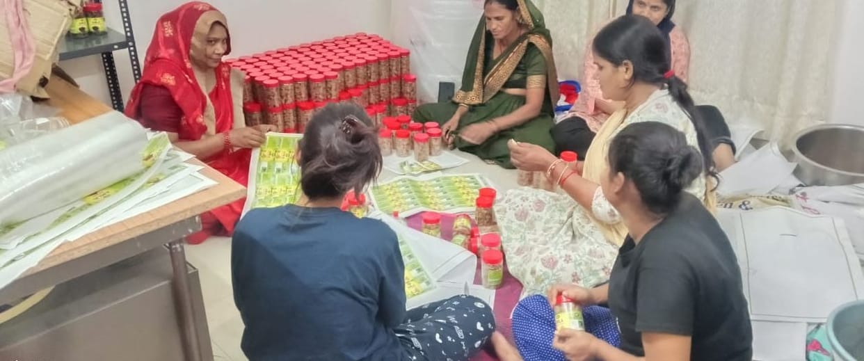 Women found employment by making Chyawanprash and candy