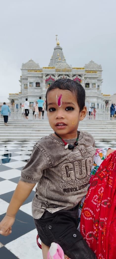 A two-year-old boy drowned in a pond while playing outside his home.