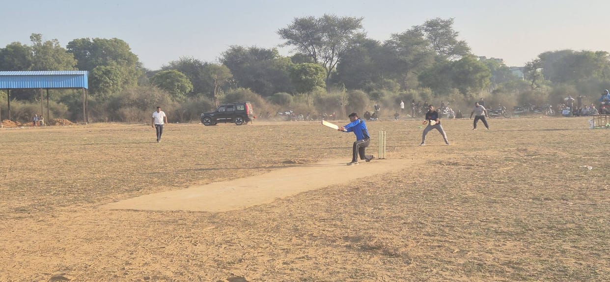 The Bachhod team emerged victorious in the cricket tournament.