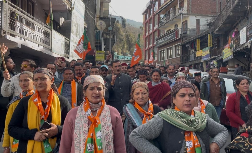 BJP protests against anti-horticultural policies in Jubbal