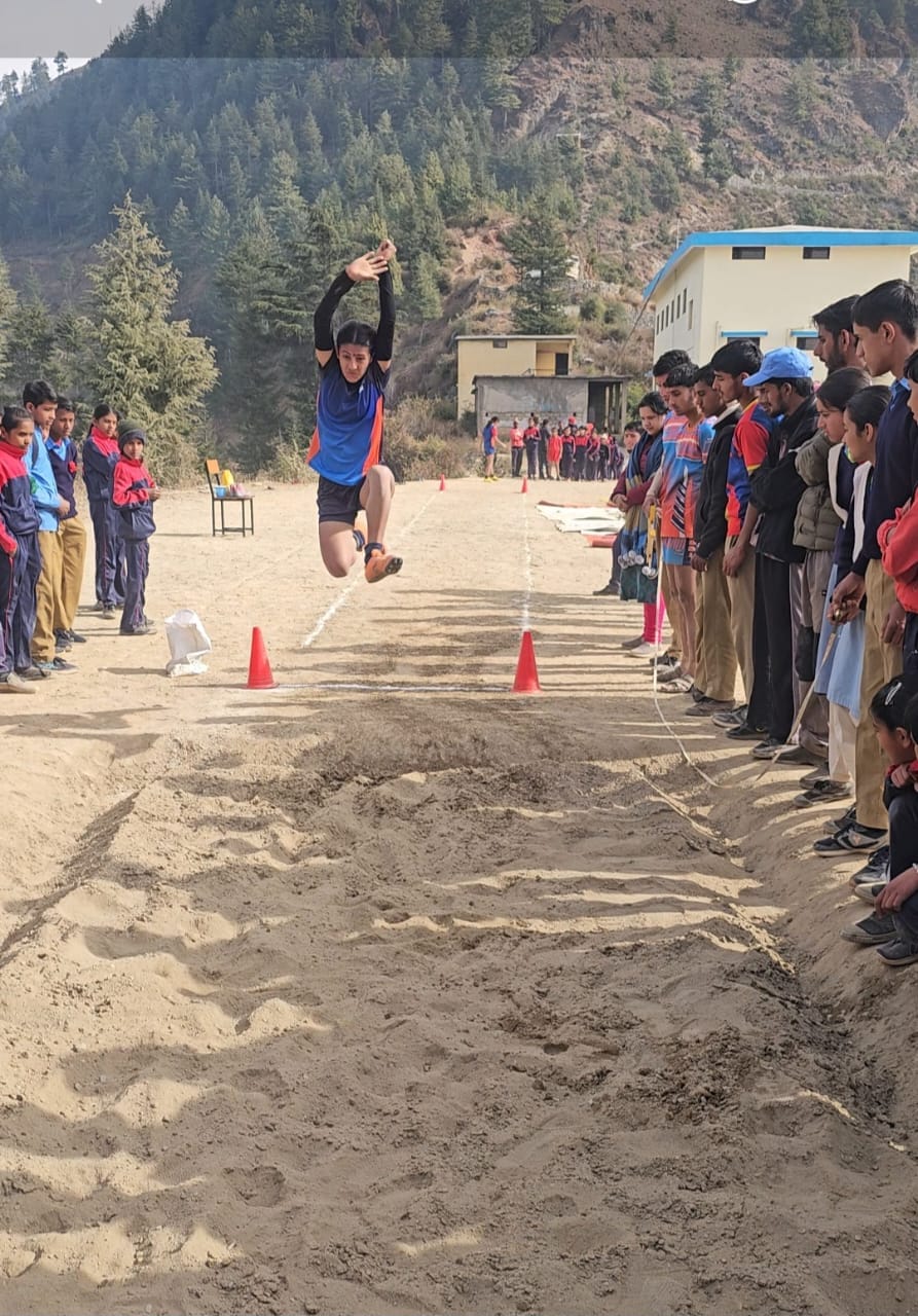Rohit and Anita won the long jump.