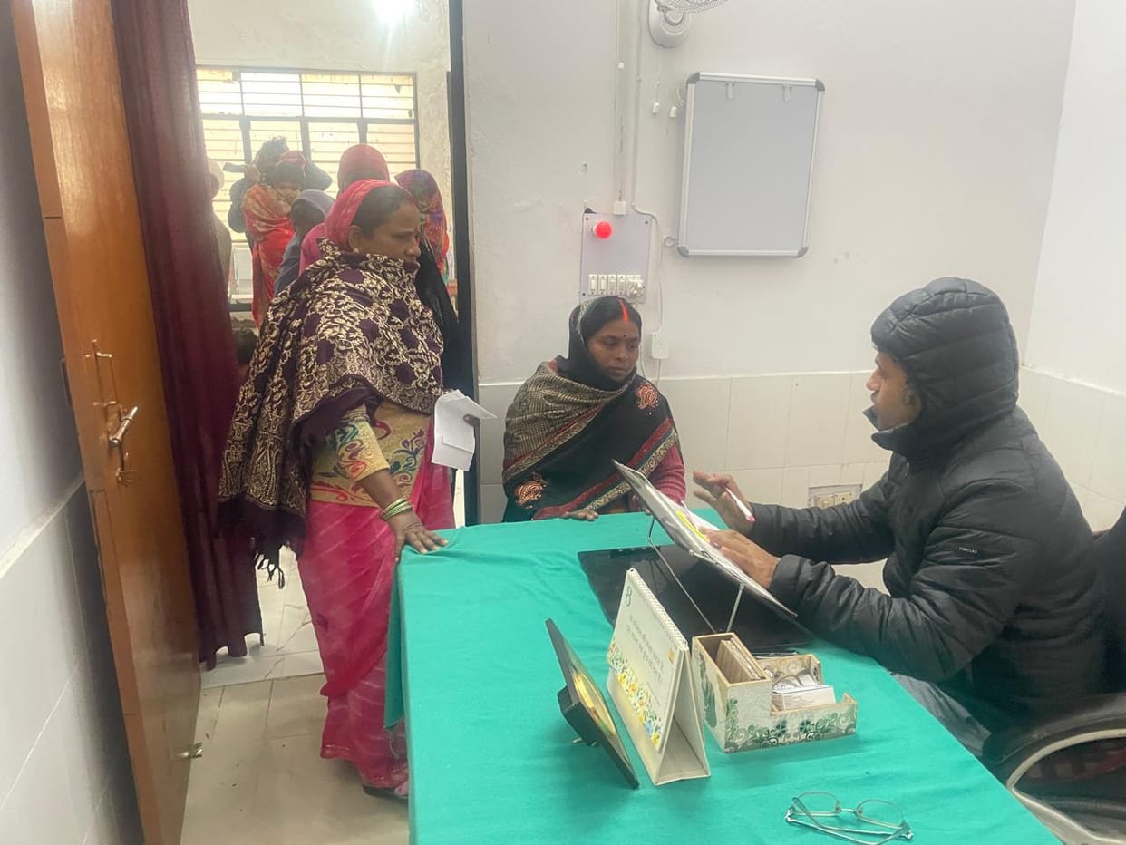 Health fair: Most patients came for blood pressure and viral infections.