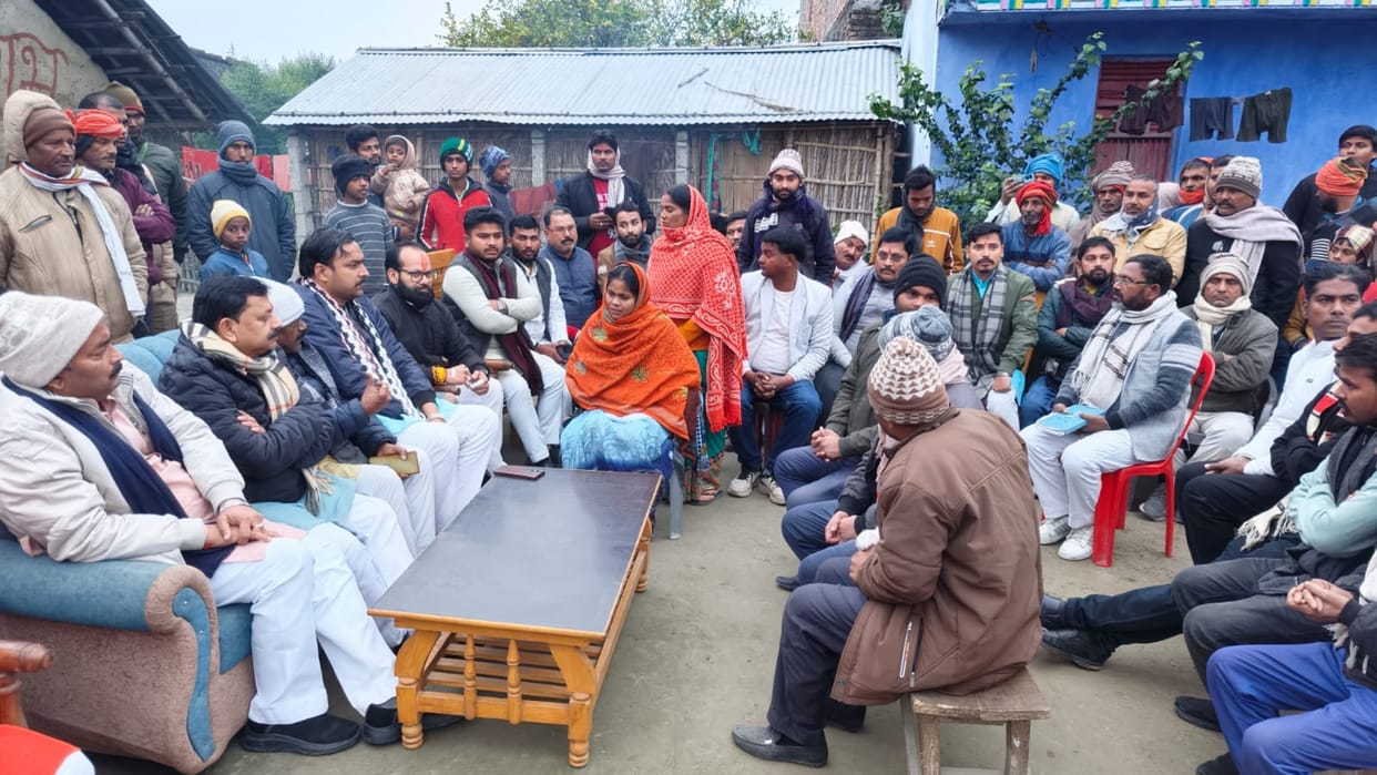 MPs and MLAs reached the deceased principal's house and consoled the family members.