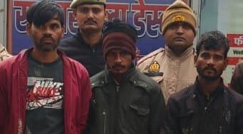 The theft at the jewelry and liquor store has been solved; three people have been arrested.
