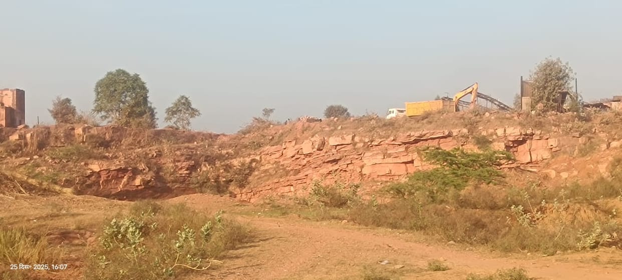 Burials were placed 50 feet ahead for stone mining from Aravalli.