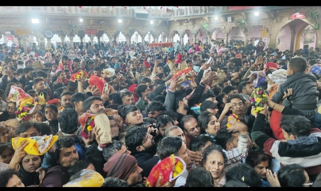 At the threshold of the New Year, seeking refuge at the feet of Radharani