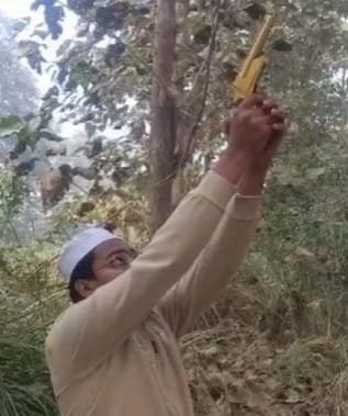 Social media stunt...friend shot at in real way while making reel