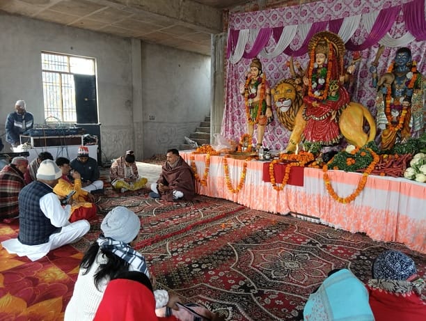 Mother Shakambhari Devi's birth anniversary celebrated in Shiva temple