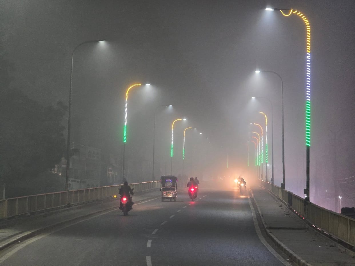 December 28 was the coldest in two years, with temperatures dropping by seven degrees.
