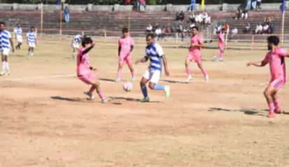 Football extravaganza in Dausa opening match was played between Jaipur City Football Club and Dausa Eleven.