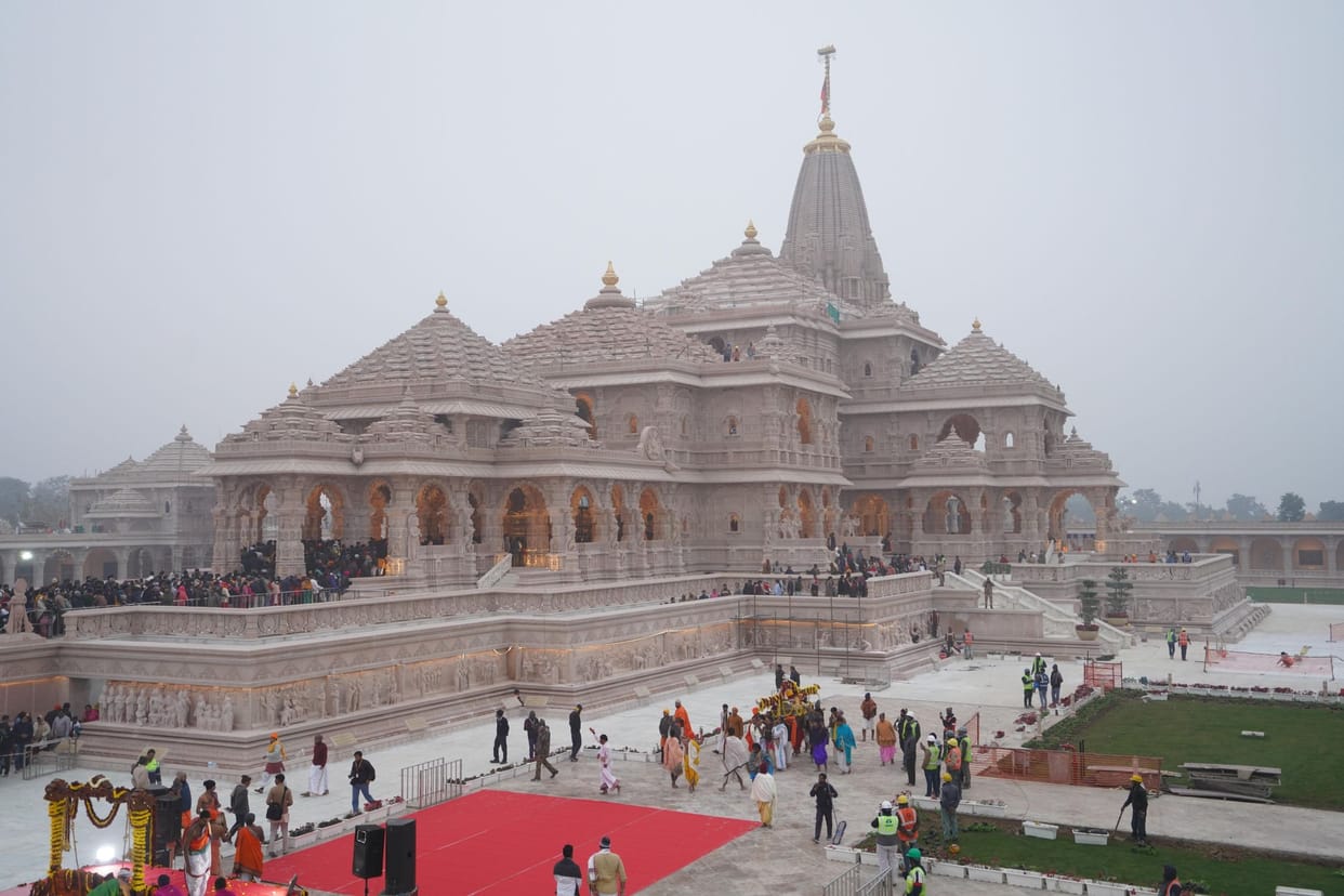 Vinay Katiyar will hoist flag atop spire of Hanuman temple situated within precincts of Ram Temple