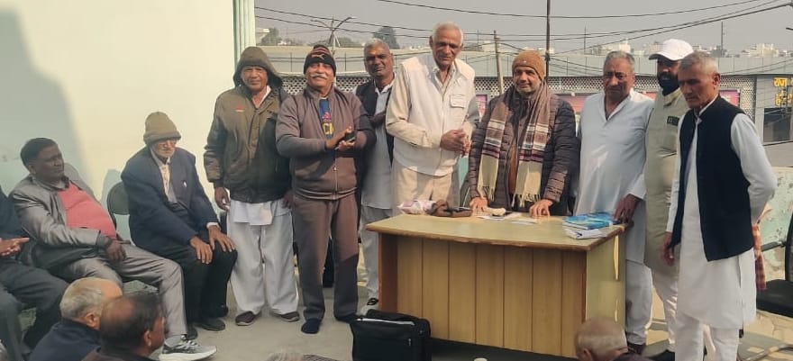 Virendra Singh appointed state president of the Retired Employees Welfare Association