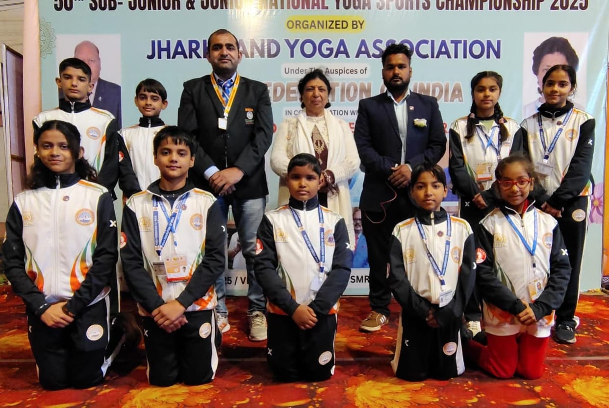 Players from Haryana have reached the finals of the National Yoga Championship.