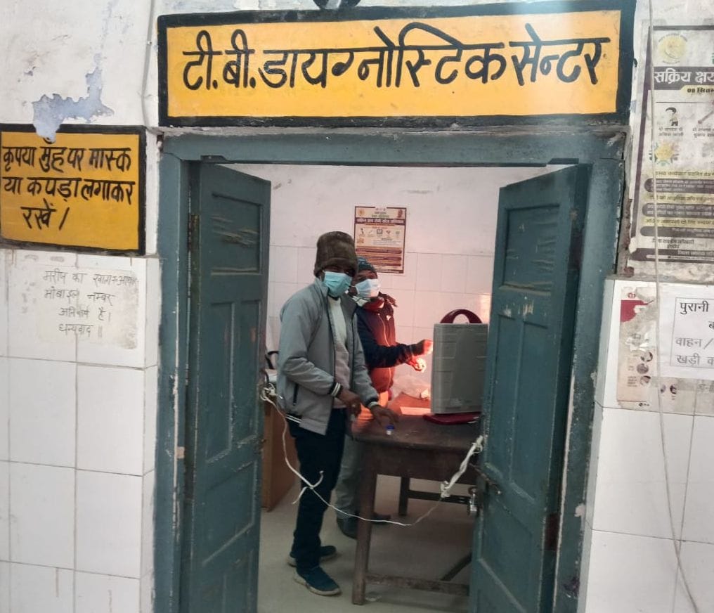 CB-NAAT tests for TB patients have not been conducted for the last 20 days.