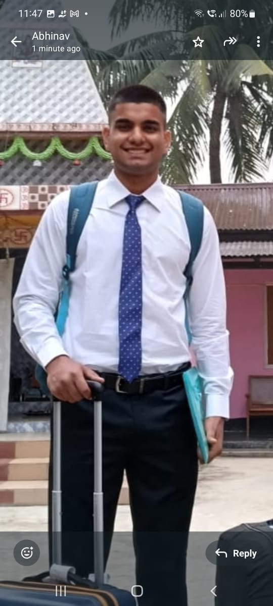 Abhinav Jangra of Daungra Jat became an officer in the Indian Air Force.