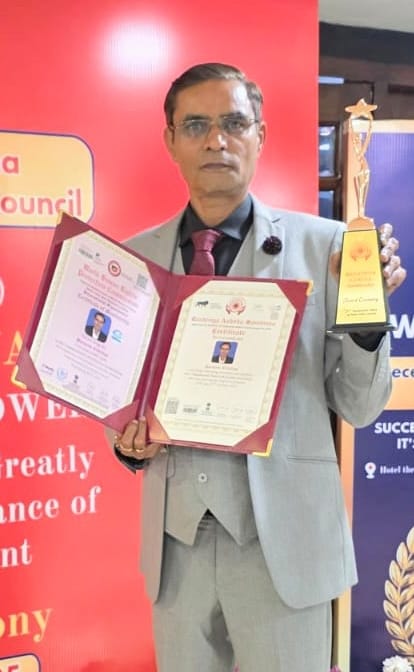 Advocate Praveen Chhillar received the Bharat Gaurav Ratna Samman Award.