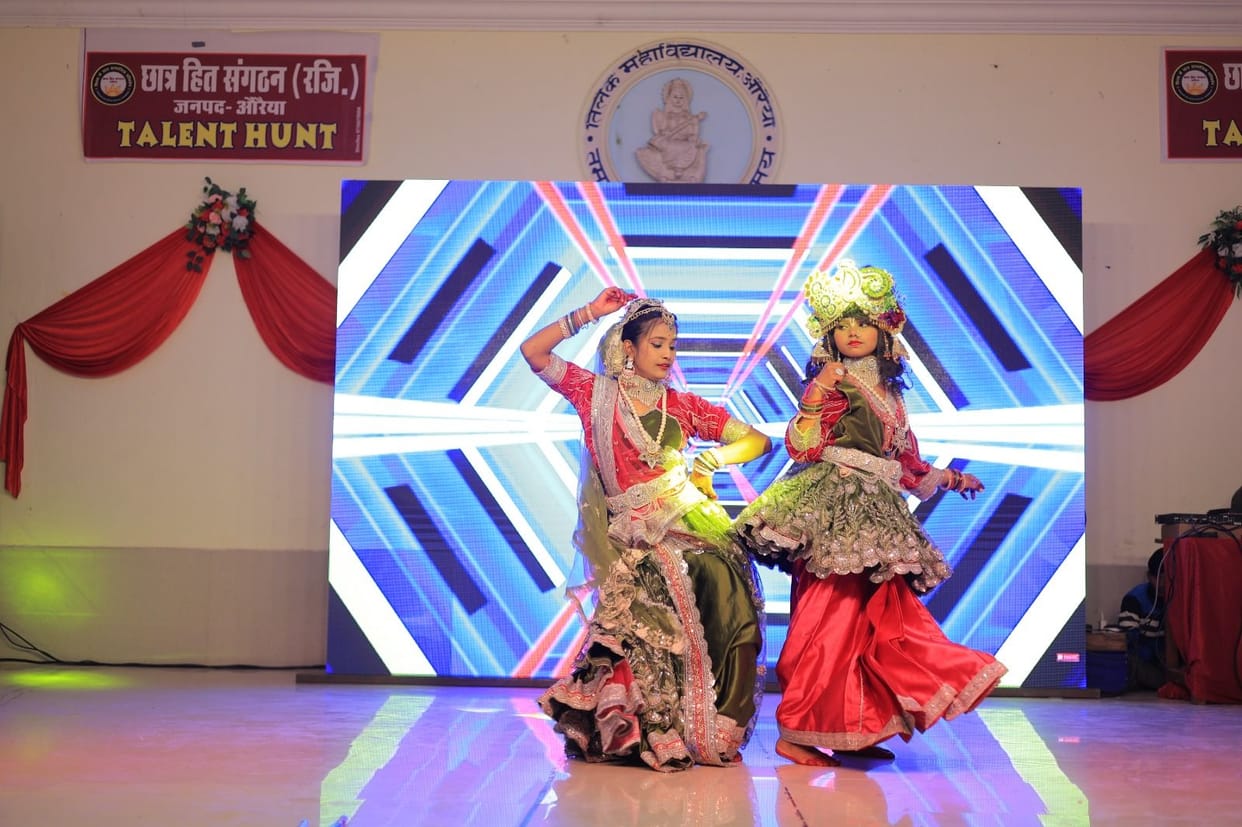 Anshika wins the dance competition