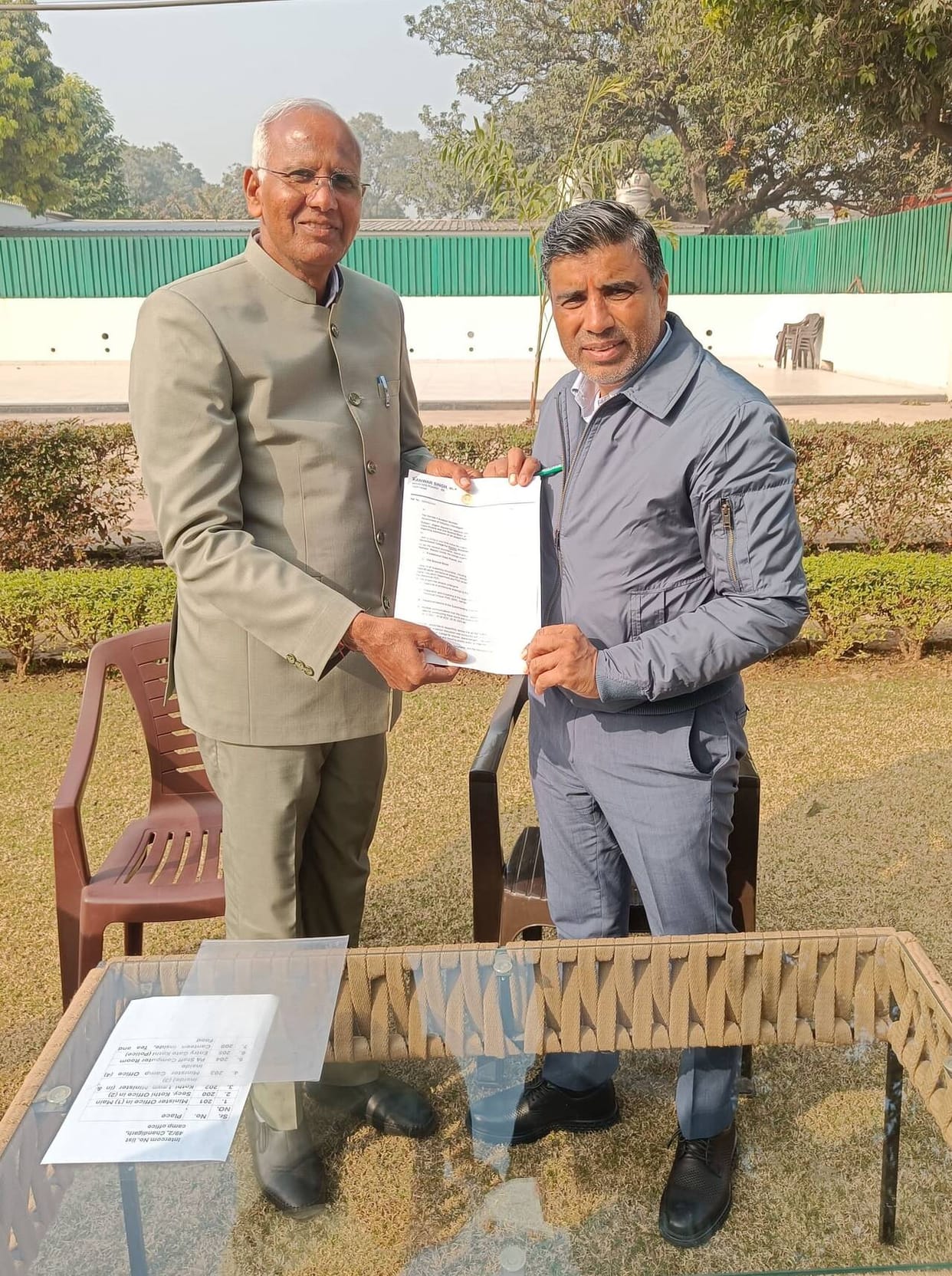 MLA met the Education Minister