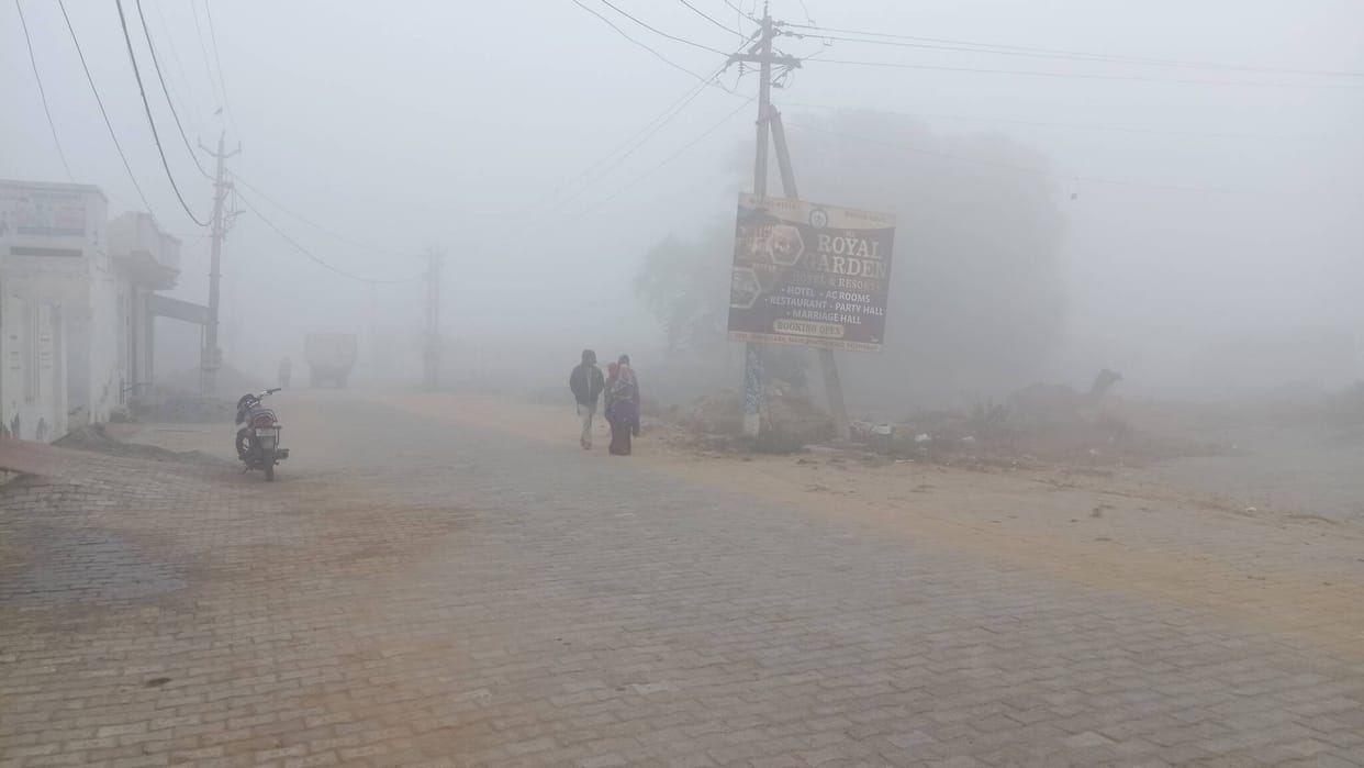 Cold wave intensifies in the district, light rain expected on 2nd