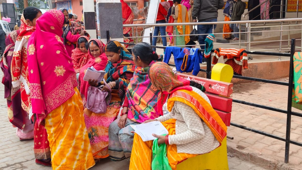 One doctor is treating more than two hundred patients in the OPD.