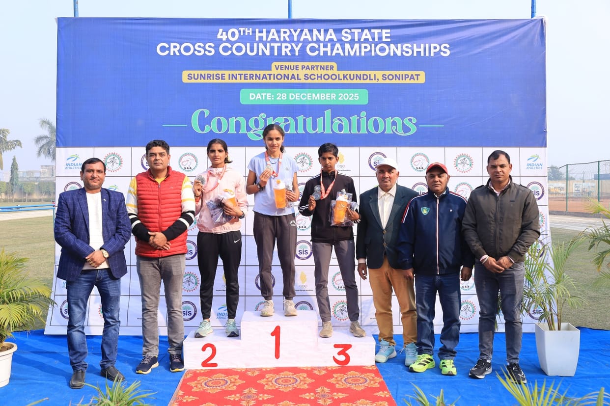 Anjali won the gold medal in the 10 km race at the Cross Country Championship.