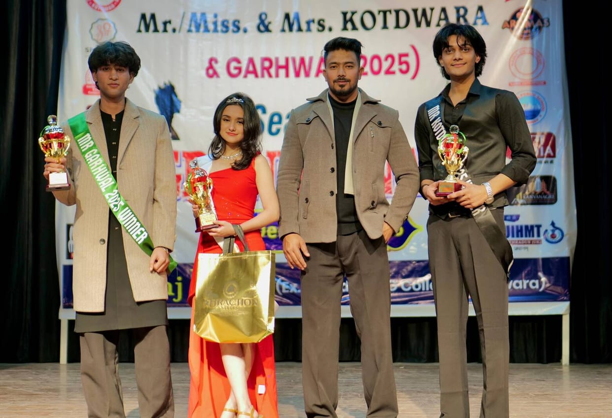 Gaurav became Mister and Amrit Miss Kotdwar