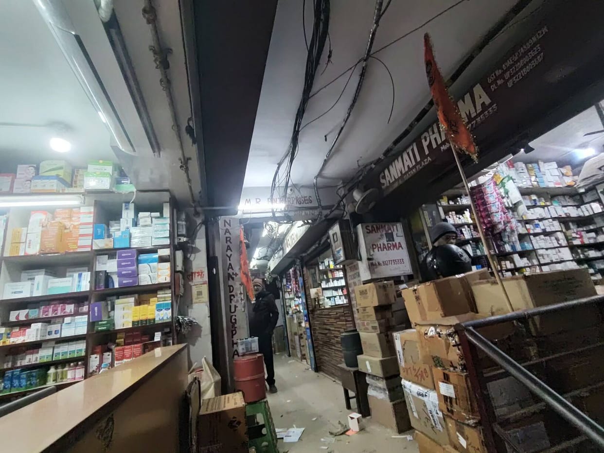 More than 90% of medical shops remained open in Aminabad.